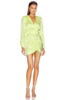 Jonathan Simkai Justine Long Sleeves Mini Dress - S